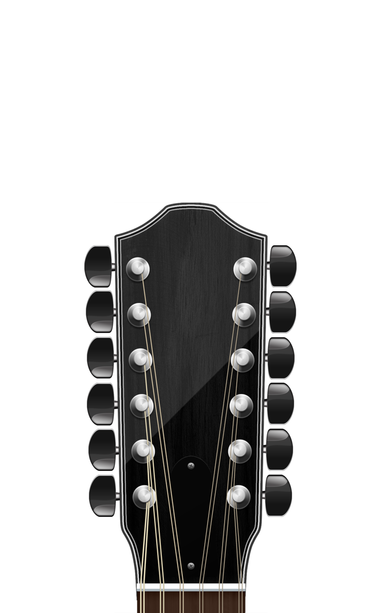 Headstock  dengan pasak stem